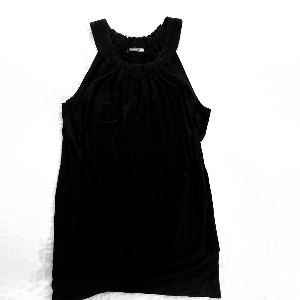 3/$45 | Smart Set | Black Sleeveless Blouse Top